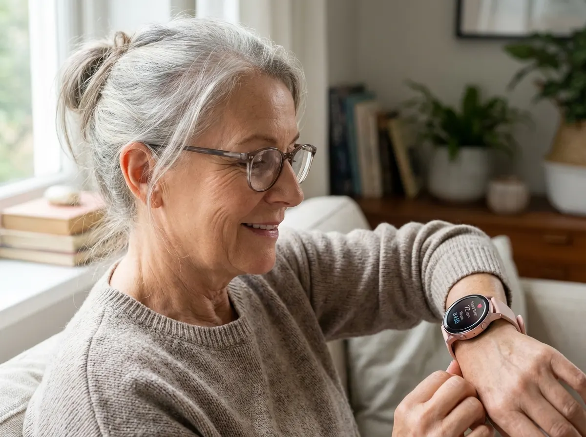 Woman checking her SmartPulse